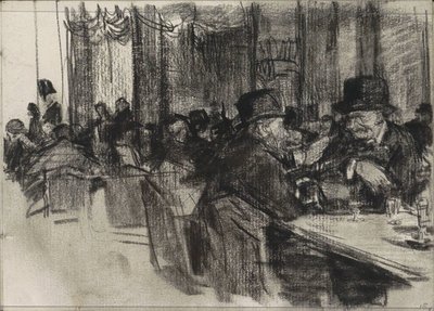 Figurer på en etablissemang av Isaac Israels