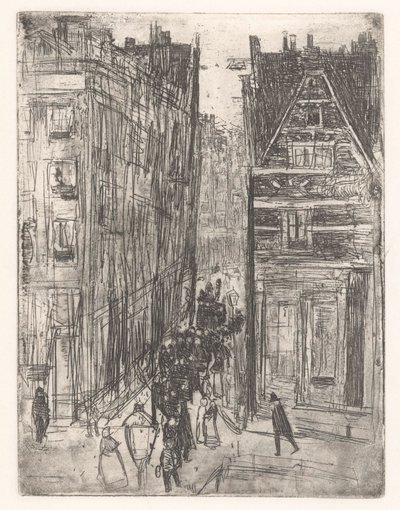 Gasthuismolensteeg i Amsterdam av Isaac Israels