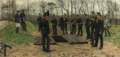 Military funeral av Isaac Israels