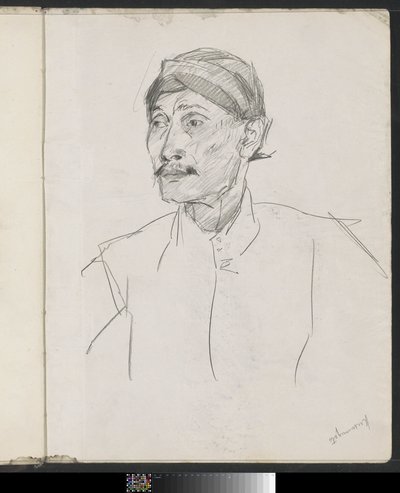 Porträtt av en okänd man av Isaac Israels