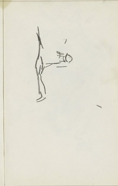 Studie, möjligen en figurstudie av Isaac Israels