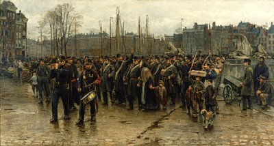 Transport av koloniala soldater av Isaac Israels