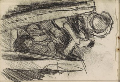 Sittande ung man av Isaac Israels
