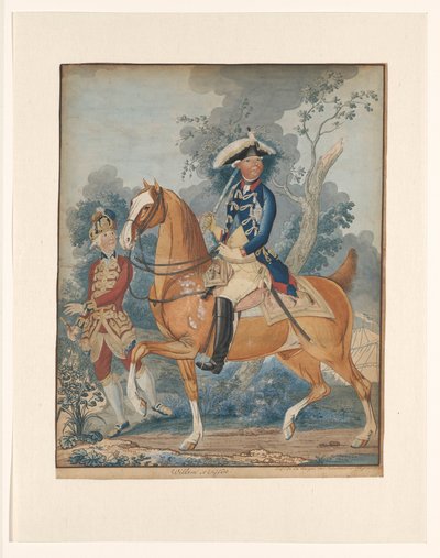 William V till häst av Isaac Lodewijk la Fargue van Nieuwland