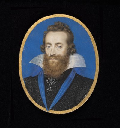 Nr 3869 Ludovic Stuart, 2:e hertig av Lennox och hertig av Richmond (1574-1624) (wc på veläng på kort) av Isaac Oliver