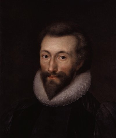 Porträtt av John Donne av Isaac Oliver