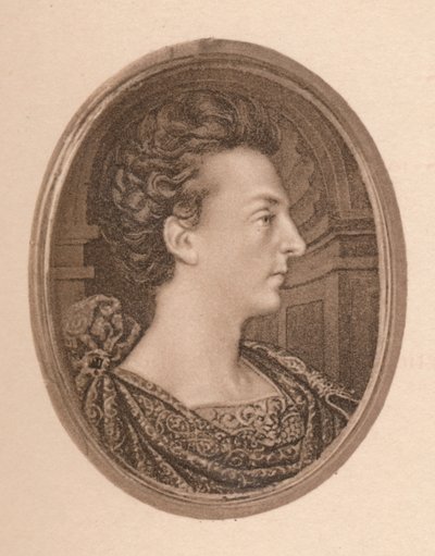 Porträtt - Henry, Prince of Wales, 1610, 1904. av Isaac Oliver I