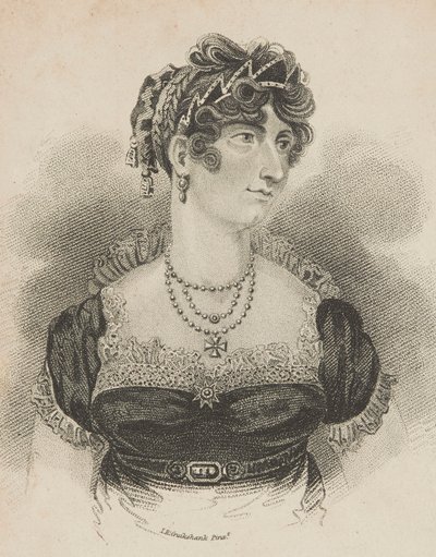 Hennes kungliga höghet prinsessan av Wales av Isaac Robert Cruikshank