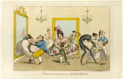 Obekväm partner i Waltzing av Isaac Robert Cruikshank