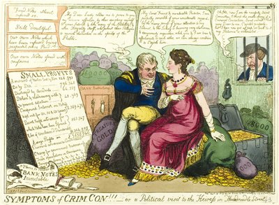 Symtom på Crim. Con!!! av Isaac Robert Cruikshank