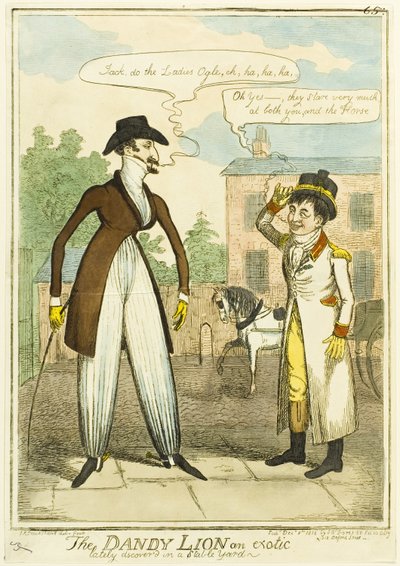 Dandy Lion - ett exotiskt lejon som nyligen upptäcktes i en stallgård av Isaac Robert Cruikshank