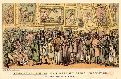 En shilling väl upplagd av Isaac, Robert and George Cruikshank