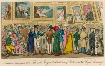 En väl använd shilling: Tom och Jerry på utställningen av bilder på Royal Academy av Isaac, Robert and George Cruikshank