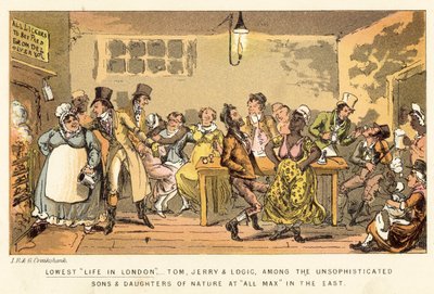 Lägsta liv i London av Isaac, Robert and George Cruikshank