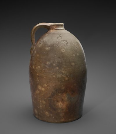 Kanna, c. 1873-1882 (saltglaserat stengods) av Isaac Suttles Pottery