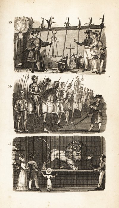 The Tower of London: Armory, the Horse Armory och Wild Beasts in the Tower av Isaac Taylor