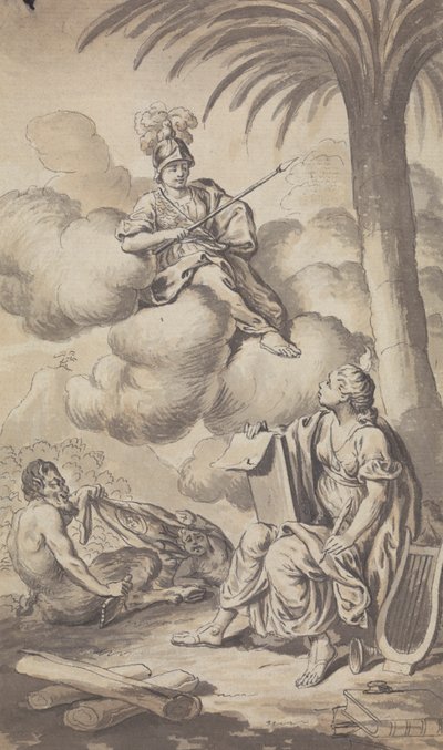 Town and Country Magazine - Frontispice för Vol. IV, 1772 av Isaac Taylor