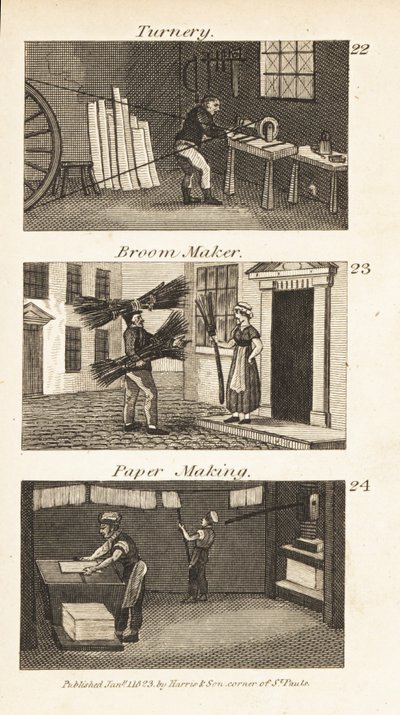 Handlar i Regency England: Turnery, kvastmakare och papperstillverkning av Isaac Taylor