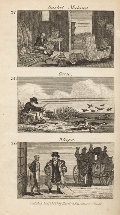 Handlar i Regency England: korgtillverkning, gässplockning och piskor av Isaac Taylor