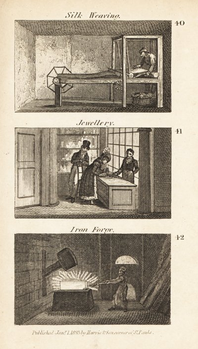 Handlar i Regency England: sidenvävning, smycken och järnsmide av Isaac Taylor