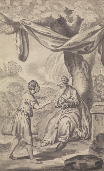Oidentifierad periodisk/spelillustration av Isaac Taylor