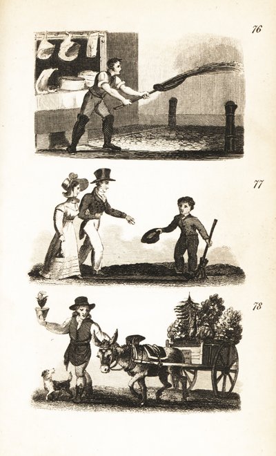 Watering the Streets, Little Boy at the Crossing och Flowerpot Man av Isaac Taylor