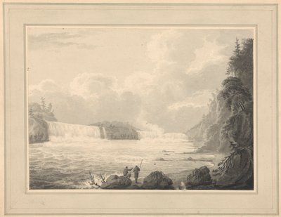 Utsikt över Niagarafallen av Isaac Weld