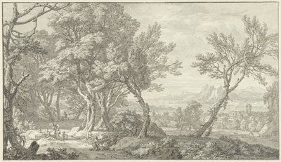 Arkadiskt landskap av Isaac de Moucheron