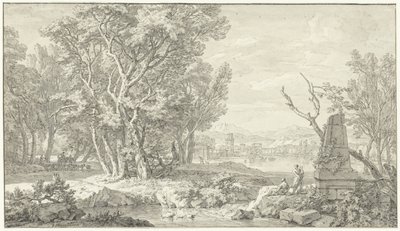 Arkadiskt landskap av Isaac de Moucheron