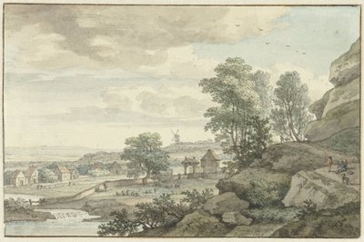 Utsikt i närheten av Bentheim av Isaac de Moucheron