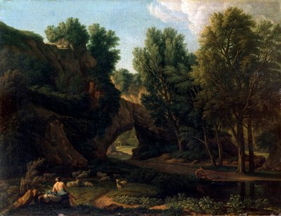 Landskap, sent 1600-tal eller tidigt 1700-tal av Isaac de Moucheron