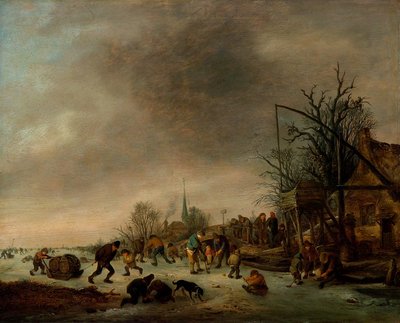 Vinterlandskap av Isaac van Ostade