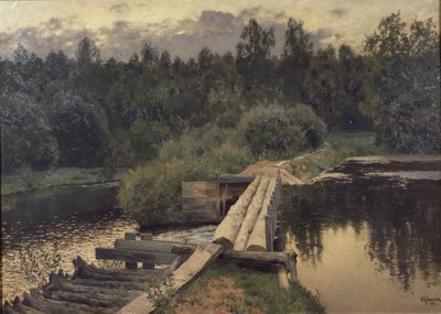 Vid det grunda, 1892 av Isaak Ilyich Levitan