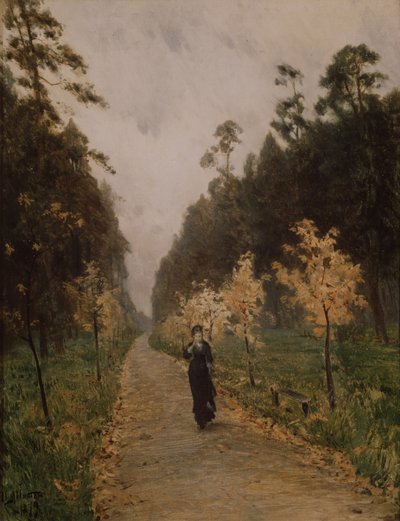 Höstdag. Sokolniki, 1879 av Isaak Ilyich Levitan