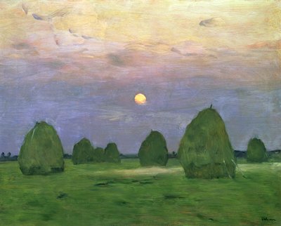 Höjdar i skymningen, 1899 av Isaak Ilyich Levitan