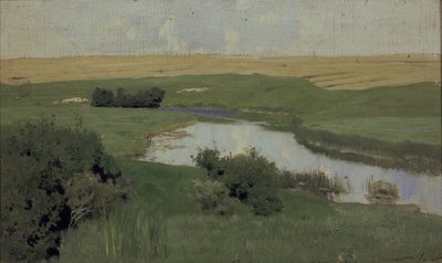 Lilla floden Istra, 1885-1886 av Isaak Ilyich Levitan