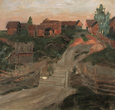 Solens sista strålar, 1899. av Isaak Ilyich Levitan