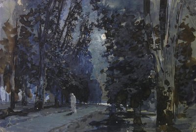 Skuggorna. Månskensnatt, 1880-talet. av Isaak Ilyich Levitan