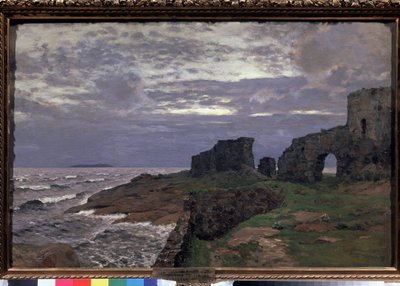 Remainders of the past, Twilight, Finland - Målning av Isaak (Isaac) Ilyich Levitan (1860-1900), olja på duk av Isaak Ilyich Levitan