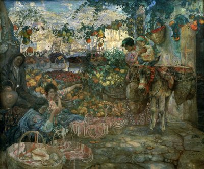 Italien, 1911 av Isaak Israilevich Brodsky
