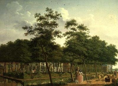 Elegant promenadstråk av Isaac Ouwater