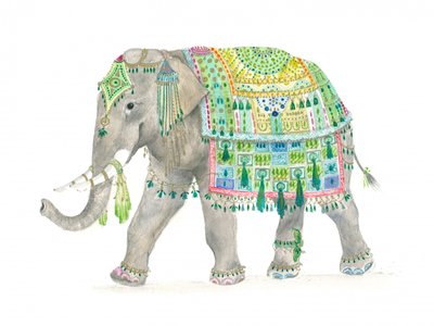 Dekorativ elefant av Isabelle Brent