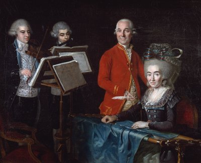 Familjegrupp, 1781 av Isabelle Pinson
