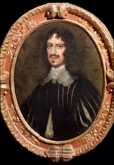 Porträtt av Lorenzo de Medici, florentinska Mecene (målning av Isacco Campo
