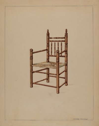 Stol av Isadore Goldberg