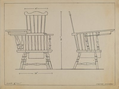 Stol av Isadore Goldberg