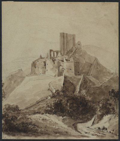 Ruinerna av Chateau d