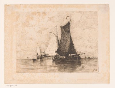 Fartyg på Schelde av Isidore Meyers
