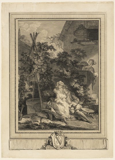 Den amorous trädgårdsmästaren av Isidore Stanislas Helman