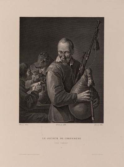 Säckpiparen av Isidore Stanislas Helman